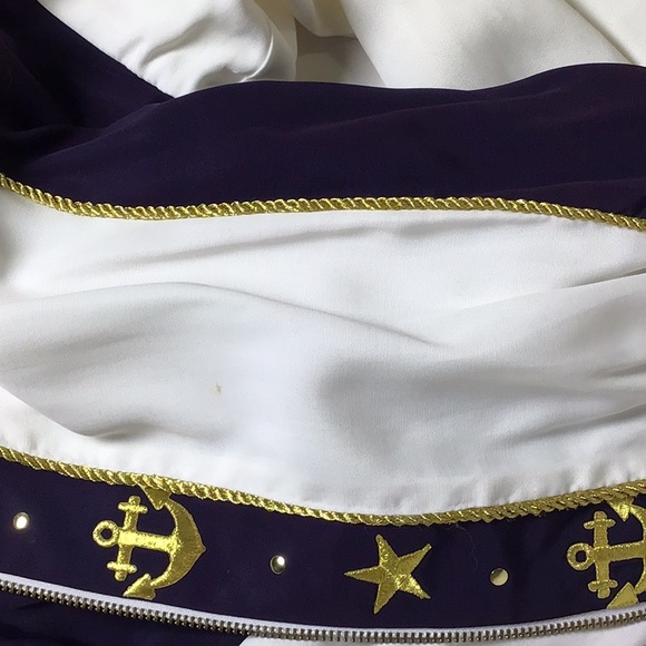 Vintage Modern Eve, sailor themed Made in the USA yacht club jacket - Picture 10 of 11